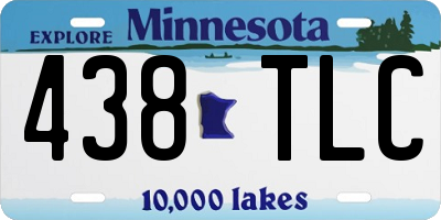 MN license plate 438TLC