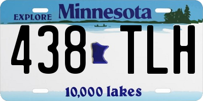 MN license plate 438TLH