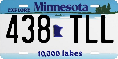 MN license plate 438TLL