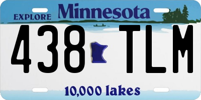 MN license plate 438TLM