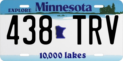 MN license plate 438TRV