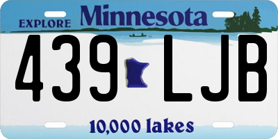 MN license plate 439LJB