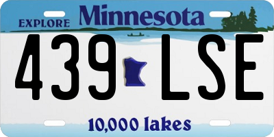MN license plate 439LSE
