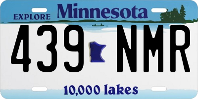 MN license plate 439NMR