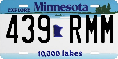 MN license plate 439RMM