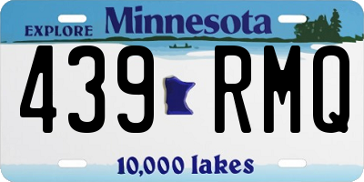 MN license plate 439RMQ