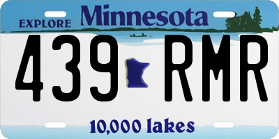 MN license plate 439RMR