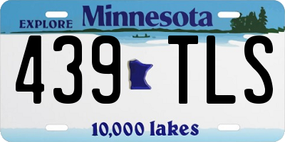 MN license plate 439TLS