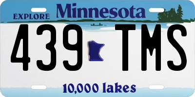 MN license plate 439TMS