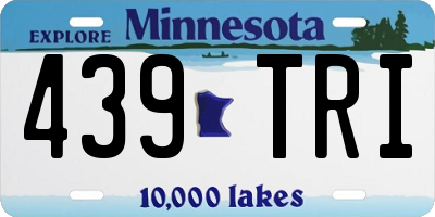 MN license plate 439TRI