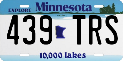 MN license plate 439TRS