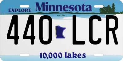 MN license plate 440LCR