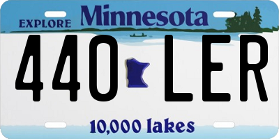 MN license plate 440LER