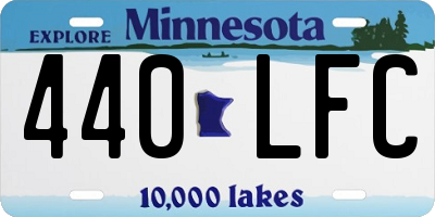 MN license plate 440LFC