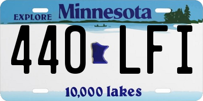 MN license plate 440LFI