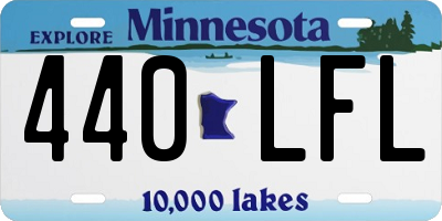 MN license plate 440LFL