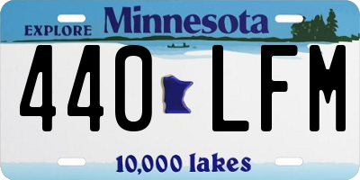 MN license plate 440LFM