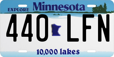 MN license plate 440LFN