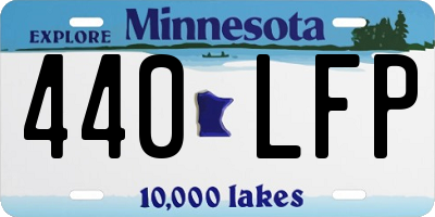 MN license plate 440LFP