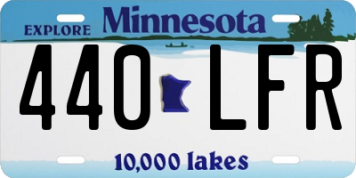 MN license plate 440LFR