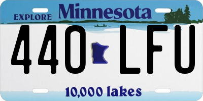 MN license plate 440LFU