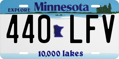 MN license plate 440LFV