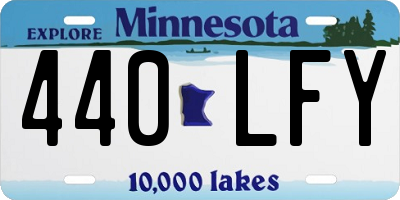 MN license plate 440LFY
