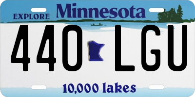 MN license plate 440LGU