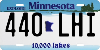 MN license plate 440LHI