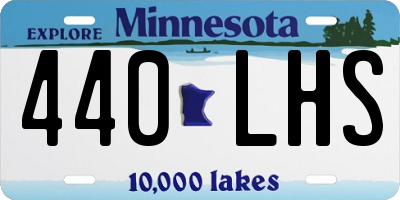 MN license plate 440LHS