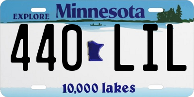 MN license plate 440LIL