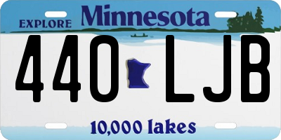 MN license plate 440LJB