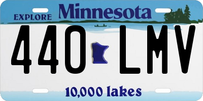 MN license plate 440LMV