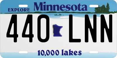 MN license plate 440LNN