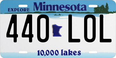 MN license plate 440LOL