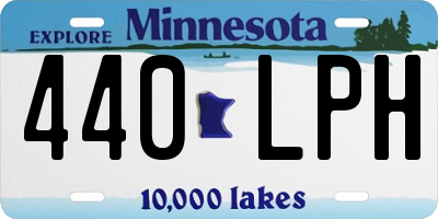 MN license plate 440LPH