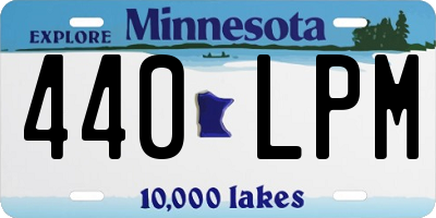 MN license plate 440LPM