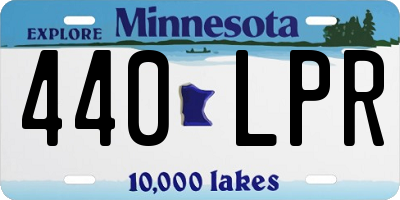 MN license plate 440LPR