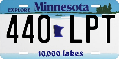 MN license plate 440LPT