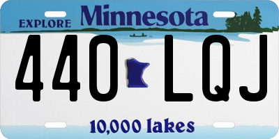 MN license plate 440LQJ