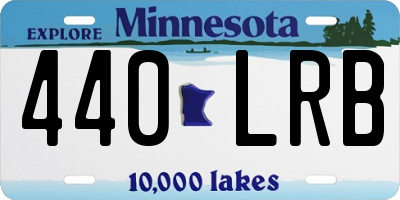 MN license plate 440LRB