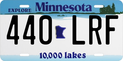 MN license plate 440LRF