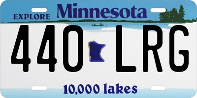 MN license plate 440LRG
