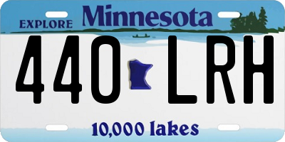 MN license plate 440LRH
