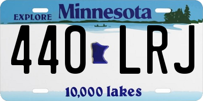 MN license plate 440LRJ