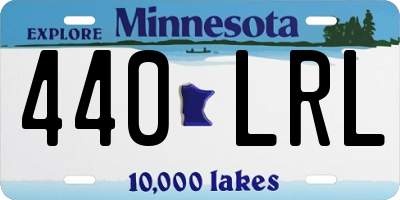 MN license plate 440LRL