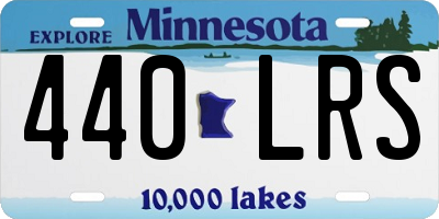 MN license plate 440LRS