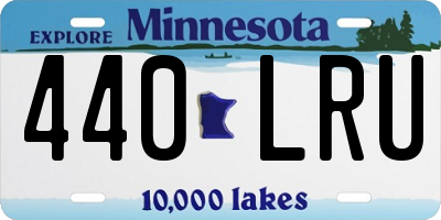 MN license plate 440LRU