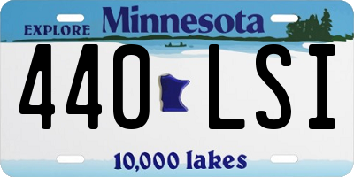 MN license plate 440LSI