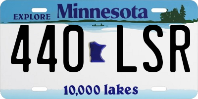 MN license plate 440LSR